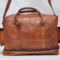 Real goat hide travel luggage overnight weekend unisex bigger size large bag