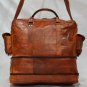 Real goat hide travel luggage overnight weekend unisex bigger size large bag
