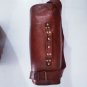 Natural brown real leather vintage messenger sling Handmade genuine satchel bag