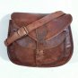 real leather vintage purse sling Handmade ladies satchel brown womens brown bag