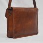 real leather vintage messenger mens Handmade natural satchel brown briefcase bag