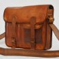 genuine leather vintage unisex messenger sling Handmade cross body satchel bag