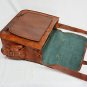 real leather vintage messenger sling Handmade cross body satchel bag briefcase
