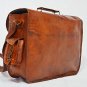 real leather vintage messenger sling Handmade cross body satchel bag briefcase
