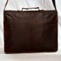 real leather messenger Handmade satchel briefcase vintage brown bag natural hide