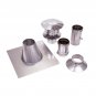 4" Vertical Stainless Steel Z-Vent Water Heater Vent Kit