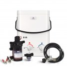 Eccotemp L5 Portable Outdoor Tankless Water Heater with EccoFlo Diaphragm 12V Pump and Strainer