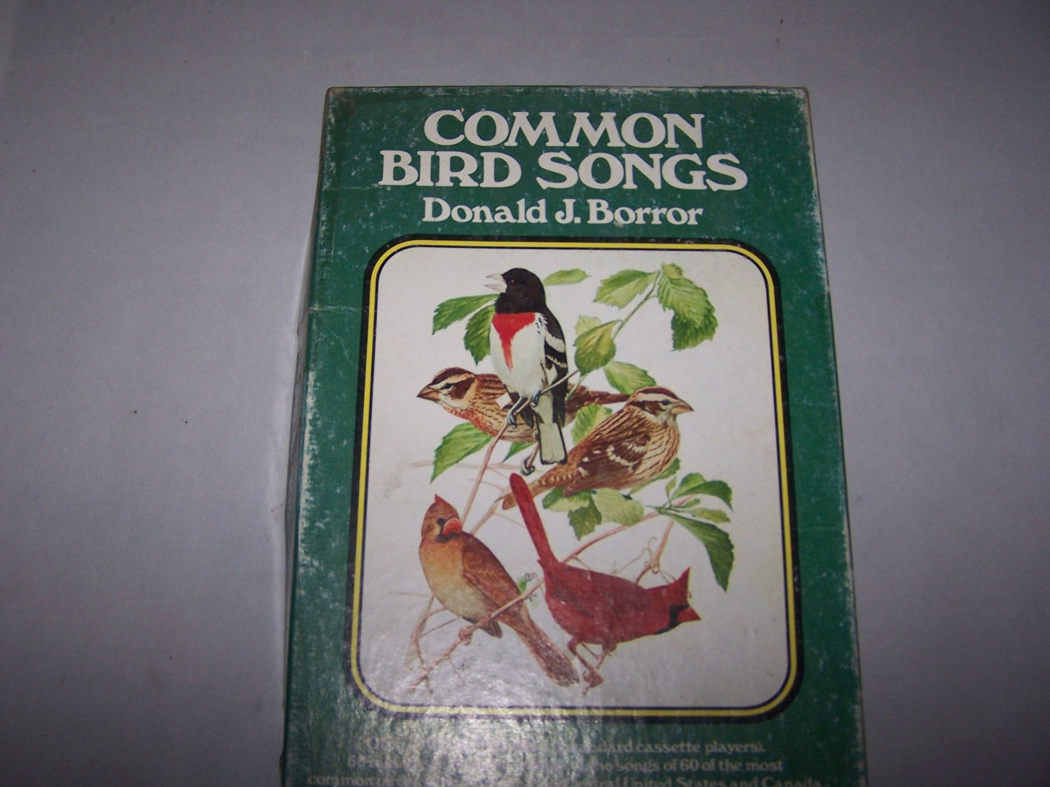 common bird songs donald borror tape and booklet 1967