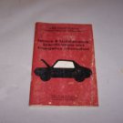 1984 oldsmobile owners manual supplement serv maint spec