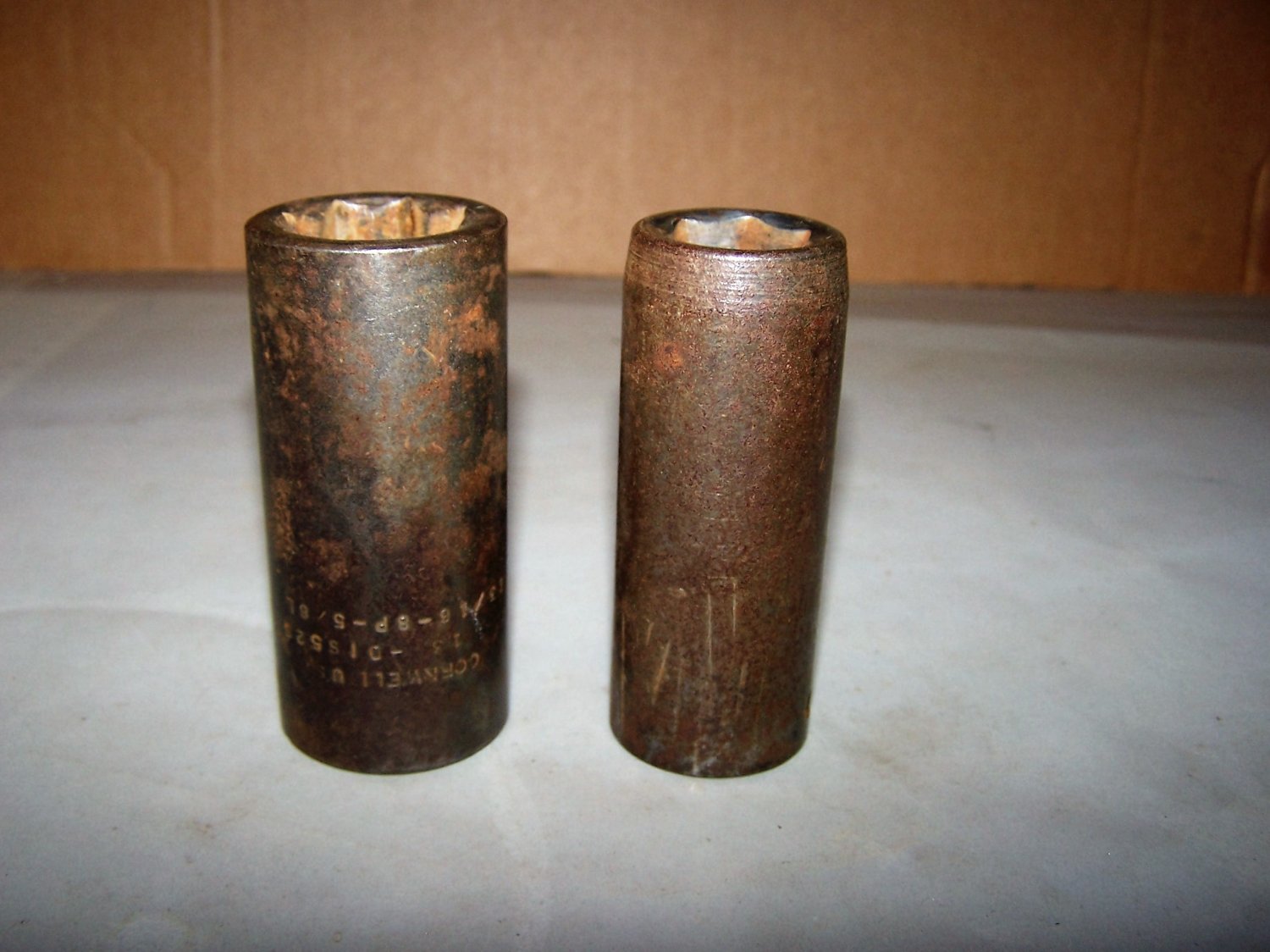 cornwell sockets deep vintage 3/4 inch drive lot of 2 sockets