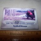 smith & wesson button are you up to the challenge promo button