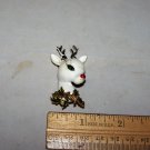 reindeer art brooch pin