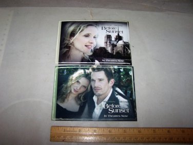 before sunset lobby post cards ethan hawke julie delpy 2 lot
