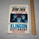 klingon dictionary star trek 1992 book language book