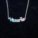disney victoria name necklace