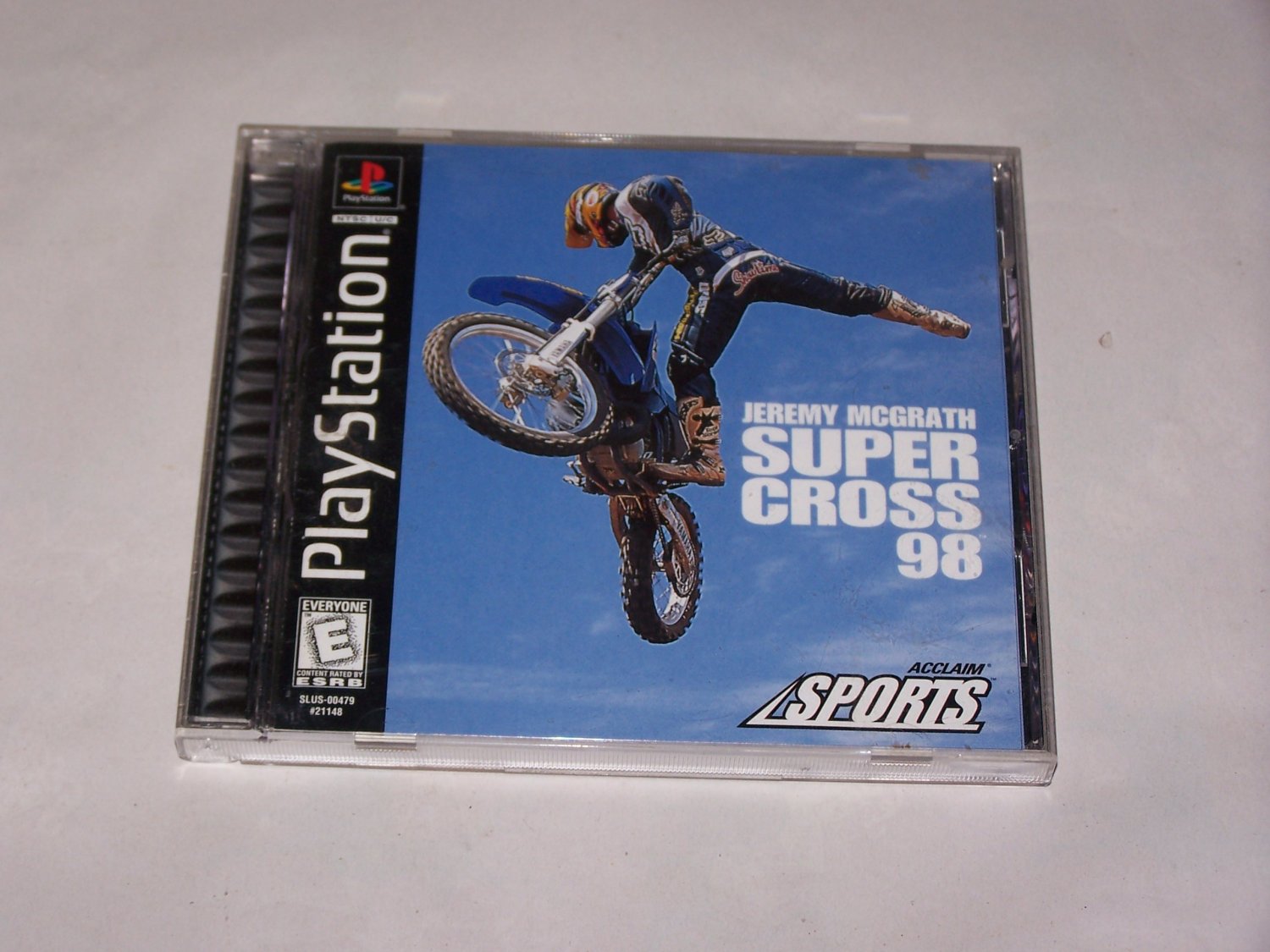 jeremy mcgrath super cross 98 ps1 video game