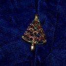 christmas tree pin brooch