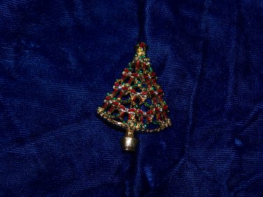 christmas tree pin brooch