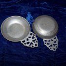 wilton pewter scoops dishes lot of 2