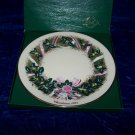 lenox colonial christmas wreath series plate 1991