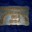 Neveda centennial silver belt buckle chambers belt company nickel silver