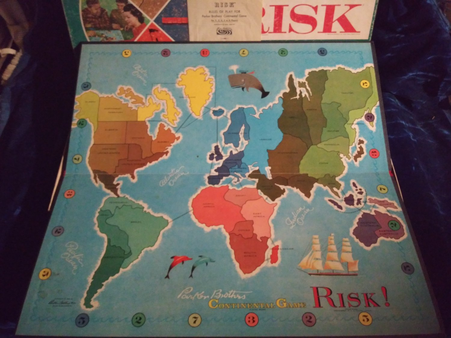 Risk game 1963 Parker Brothers