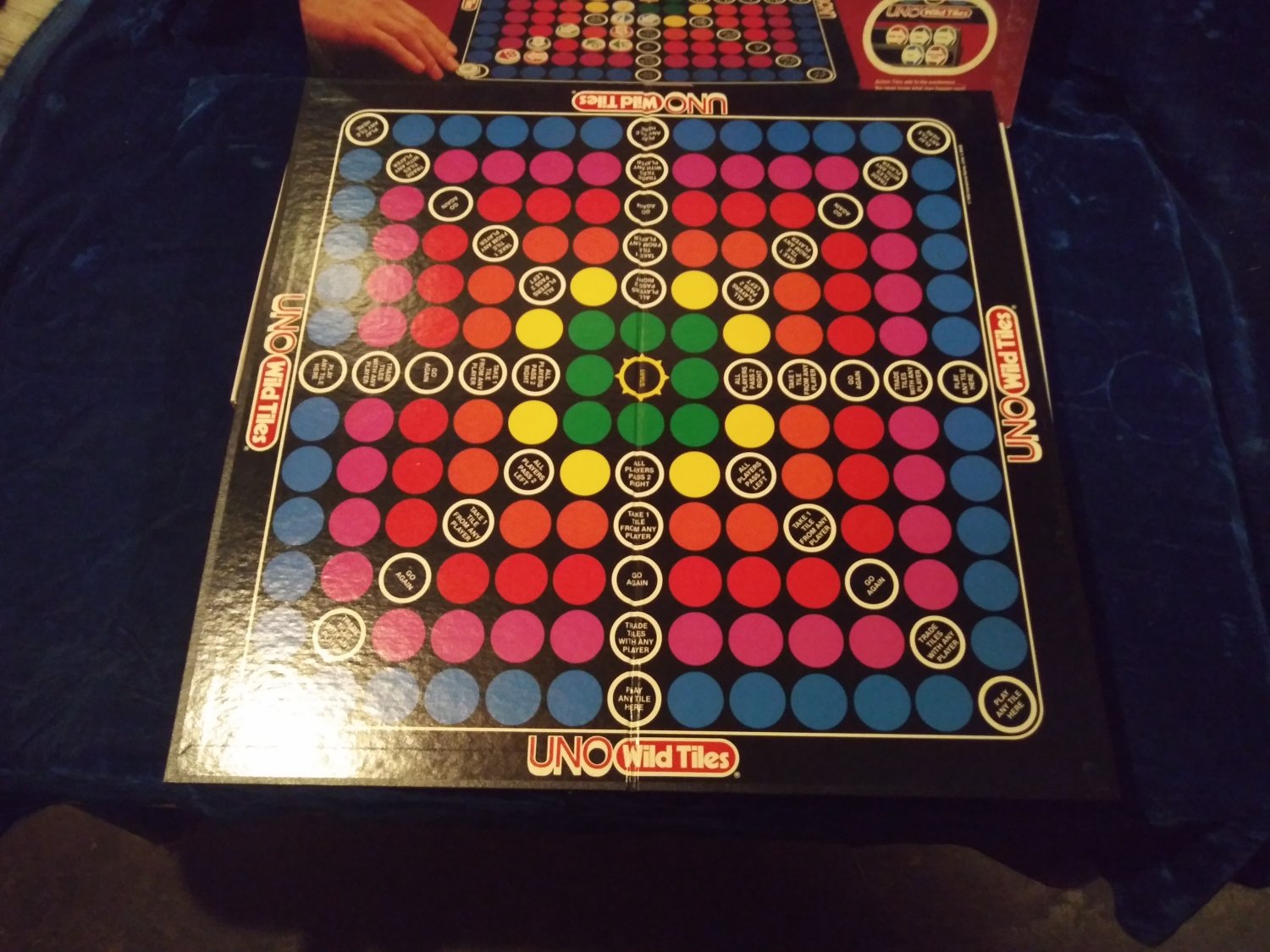 Uno wild tiles game 1986 International games