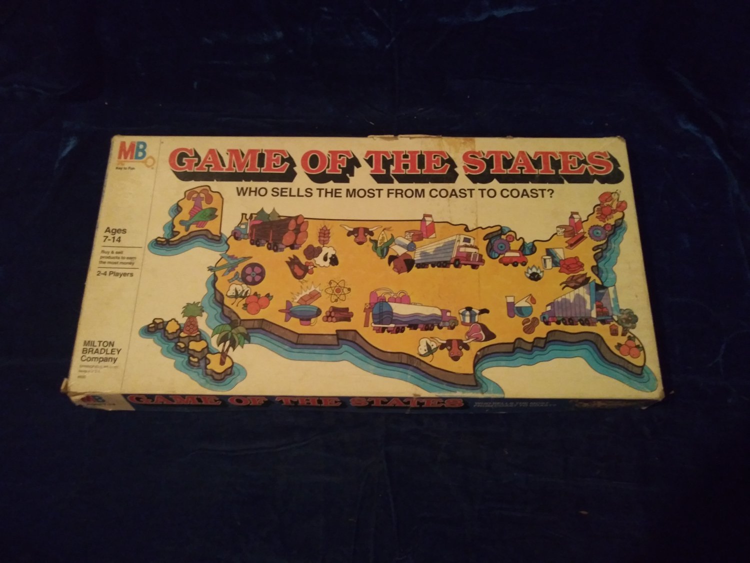 game of the states 1979 game Milton Bradley