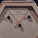 onyx necklace and earrings a new day