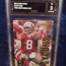 1993 Steve Young Action Packed card graded