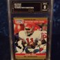 1990 Andre ware Pro Set Oilers rookie no banner graded 8