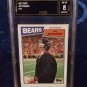 1987 Jim McMahon Topps graded 8