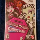 Monster High Ghoul Spirit Wii game sealed NIB