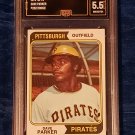 1974 Parker Dave RC #252 Topps GMA 5.5 EX+