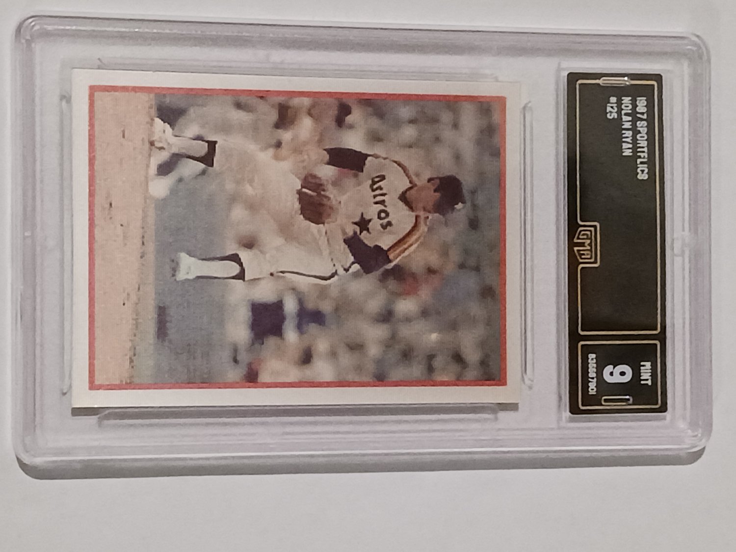 1987 Sportflics Nolan Ryan #125 GMA 9 Mint