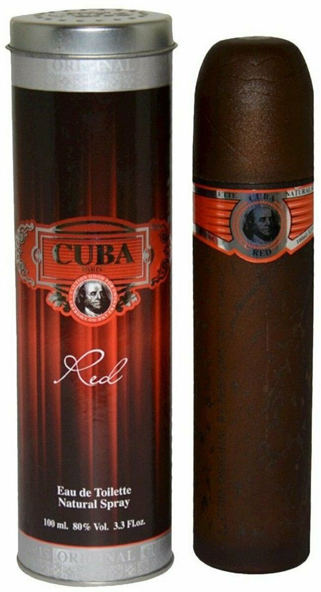 Cuba Red By Cuba cologne for men EDT 3.3 / 3.4 oz New in Box