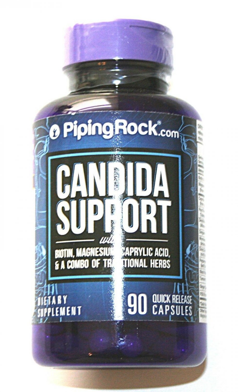 Candida Support Formula Herbal Complex Cleanse 90 Capsules Digestion Supplement