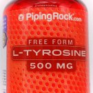 500mg L-Tyrosine 120 Capsule Free Form Amino Acid Neurotransmitter Tyrosine