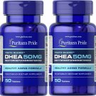 Puritan's Pride DHEA 50 mg 2 Pack 100 Tablets (2x50)