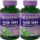 Piping Rock Potent Aloe Vera 5000 mg 2 Pack 300 Quick Release Softgels (2x150)