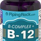 Piping Rock B Complex Plus Vitamin B-12 180 Quick Release Tablets