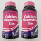 Piping Rock Calcium Magnesium Zinc (per serving) 180 Coated Caplets (2x90)