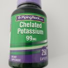 Piping Rock Chelated Potassium (Gluconate) 99 mg 250 Caplets