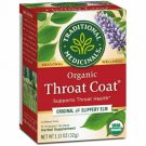 Traditional Medicinals Organic Throat Coat Tea - Original with Slippery Elm.