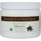 Swanson 100% Certified Organic Matcha Green Tea 1.76 oz Powder .