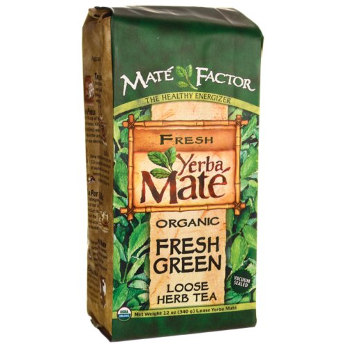 Mate Factor Organic Yerba Mate Loose Tea - Fresh Green 12 oz Pkg.
