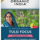 Organic India Tulsi Focus Tea - Raspberry Lemon 18 Bag(S).