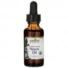 Swanson Certified Organic Neem Oil 1 fl oz Liquid.
