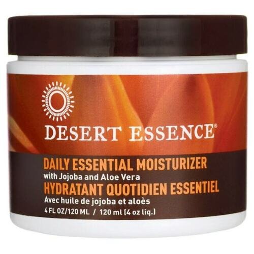 Desert Essence Daily Essential Moisturizer 4 oz Cream.