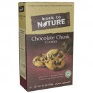 Back To Nature Chocolate Chunk Cookies 9.5 oz Box.